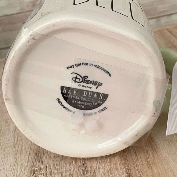NWT Gorgeous 3D Rae Dunn Disney Mug White Ceramic Tinkerbell Tinker Bell - Picture 11 of 12
